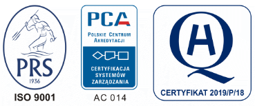 Certyfikaty ISO 9001, AC 014 i 2019/P/18